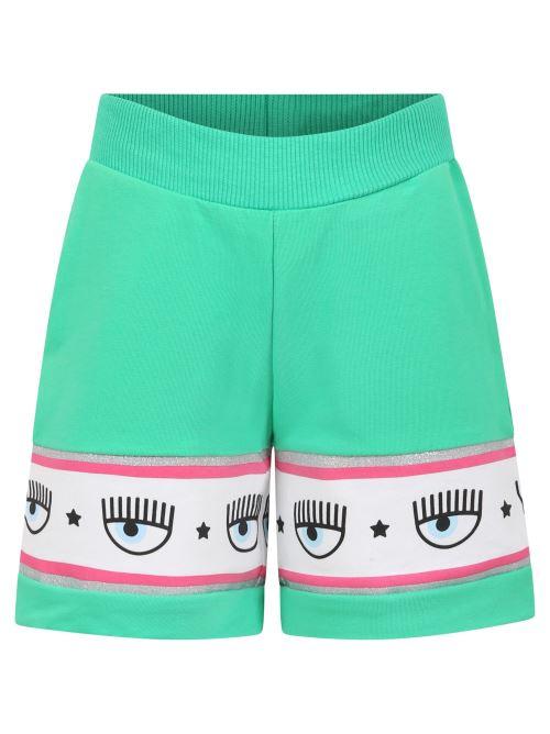 CHIARA FERRAGNI SHORTS MAXILOGOMANIA FELP