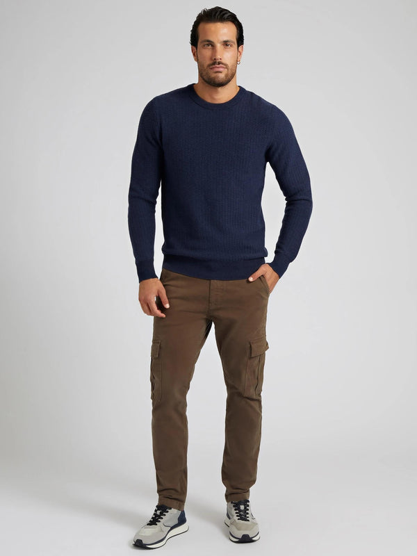GUESS PACO CN BASKET STITCH SWTR