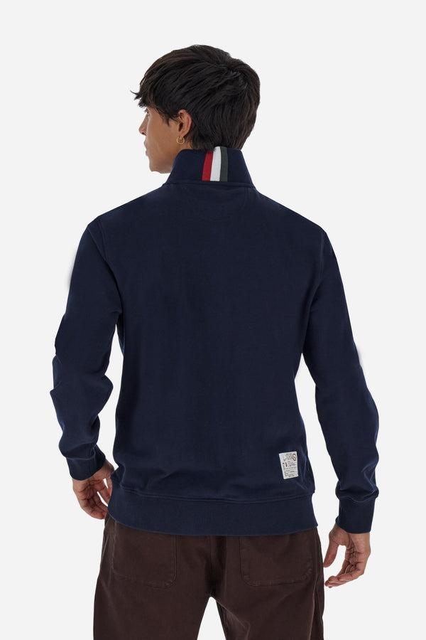LA MARTINA MAN HALF ZIP SWEATSHIRT HEAVY