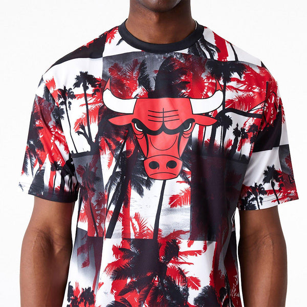 NEW ERA NBA PALM TREE MESH TEE CHIBUL  FDRWHI