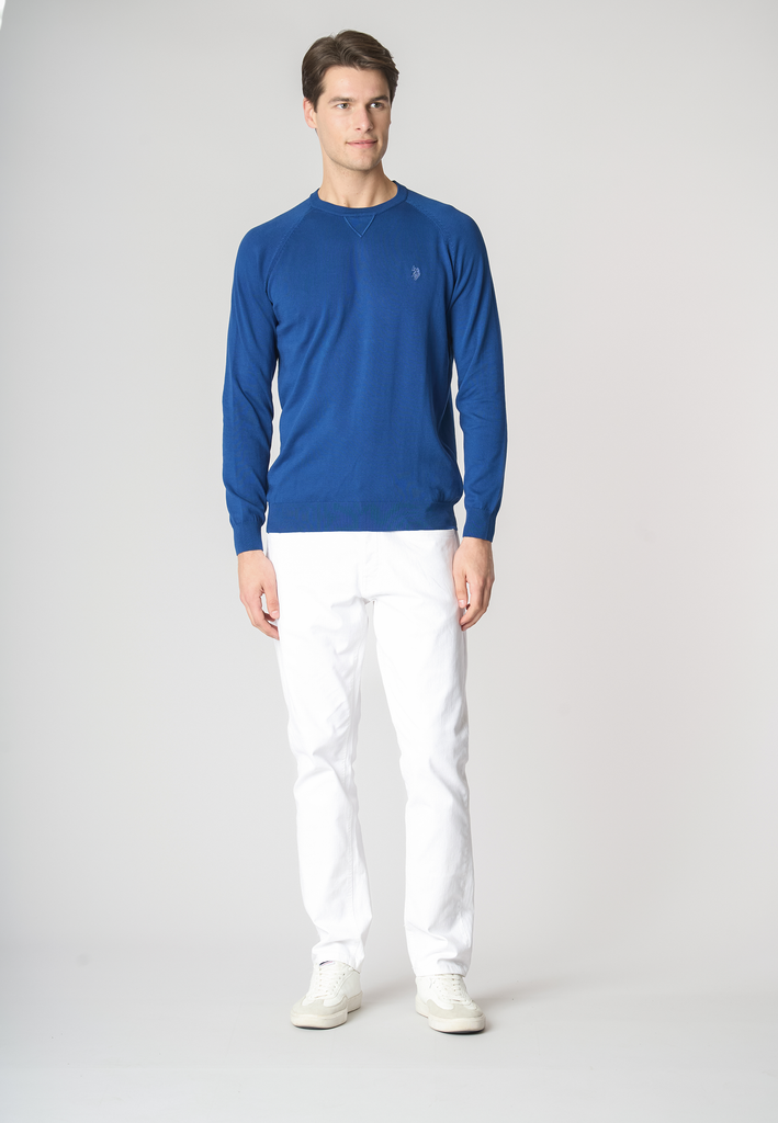 U.S. POLO ASSN LIN - PULLOVER RAGLAN CROW NECK