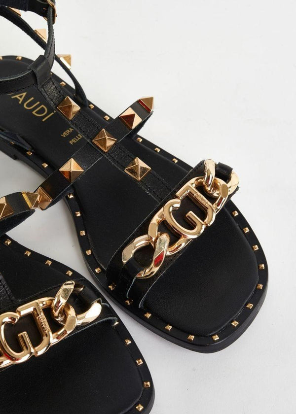 GAUDI SANDALO FLAT TAMPA LEATHER