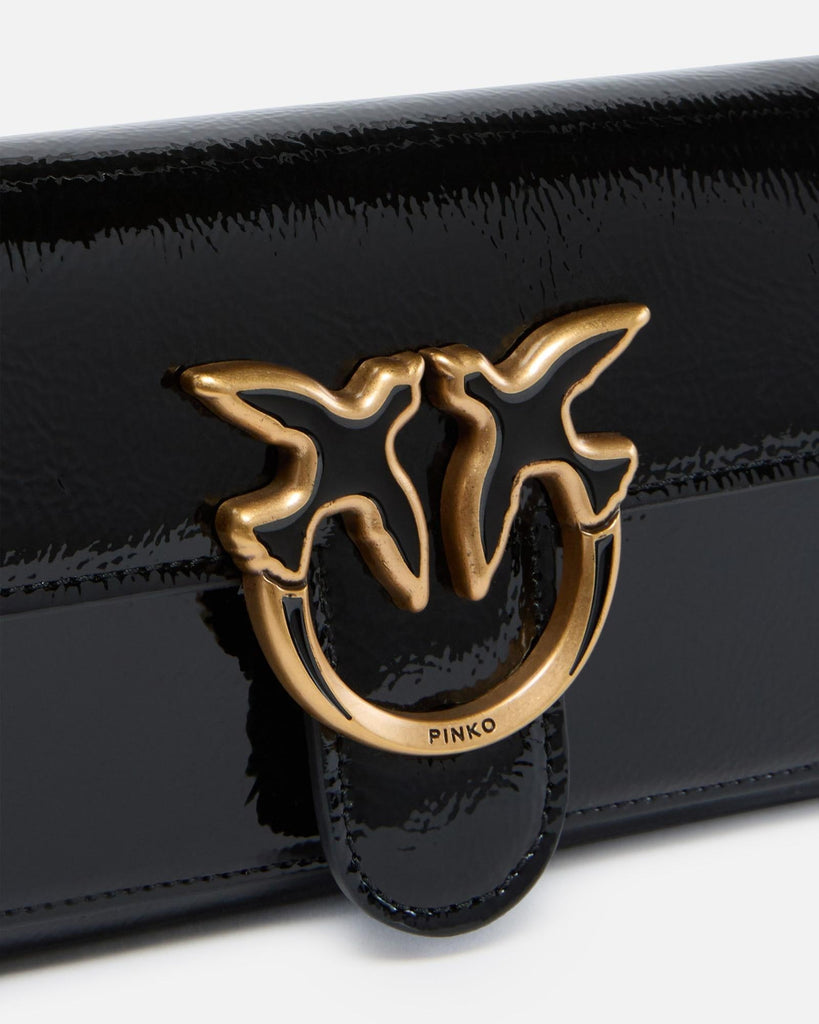 PINKO LOVE ONE WALLET C  RECYCLED SOFT NAPLACK