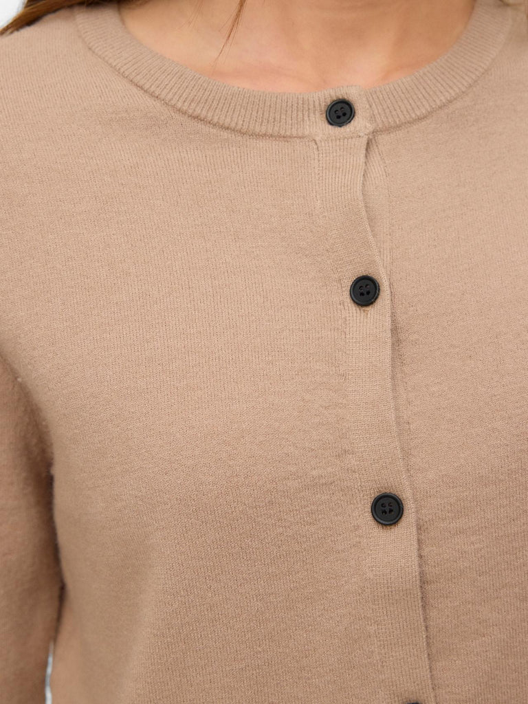 VERO MODA VMVICKY LS O-NECK BUTTON CARDIGAN NOOS