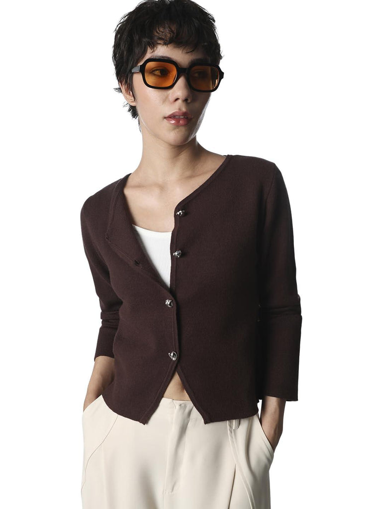 ONLY ONLSCARLETT LS BUTTON CARDIGAN KNT