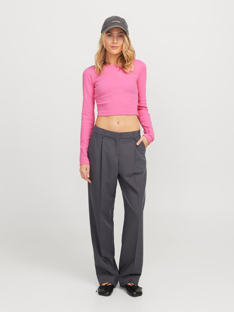 JJXX JXFELINE STR LS RIB TEE JRS NOOS