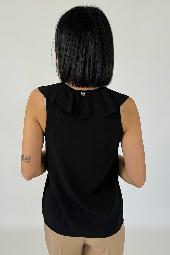 MARKUP BLUSA IN VISCOSA CON ROUGE