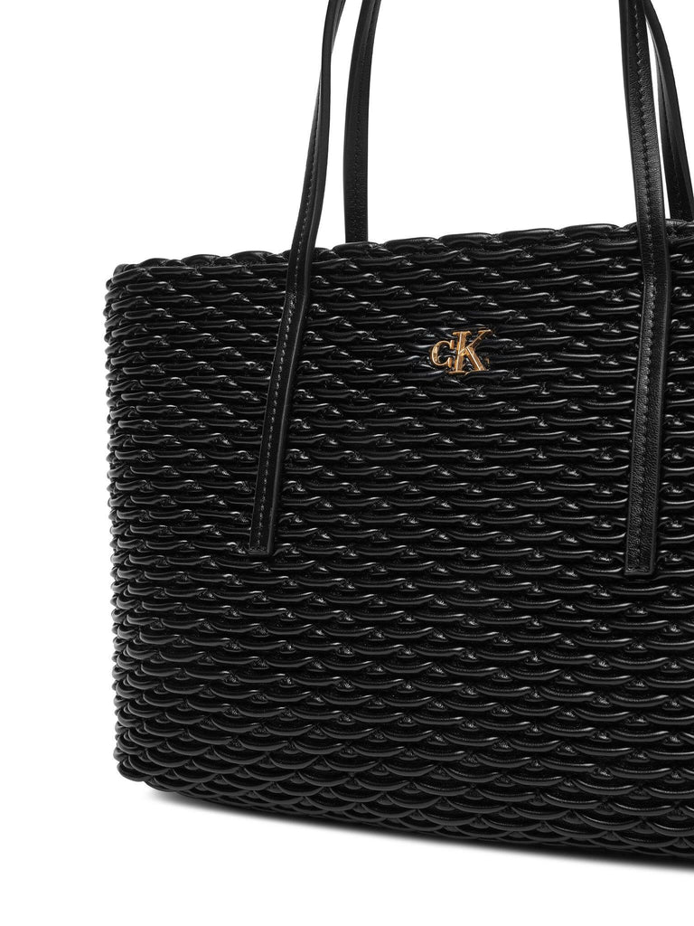 CALVIN KLEIN PLEATED TOTE
