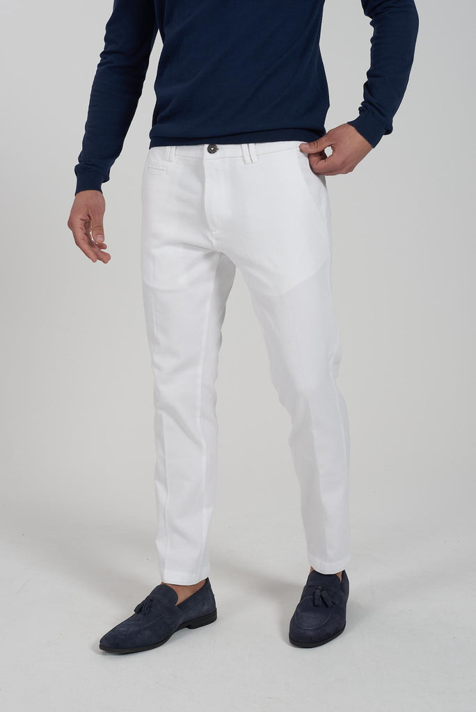 YES ZEE PANTALONE UOMO CHINOS, TAPERED