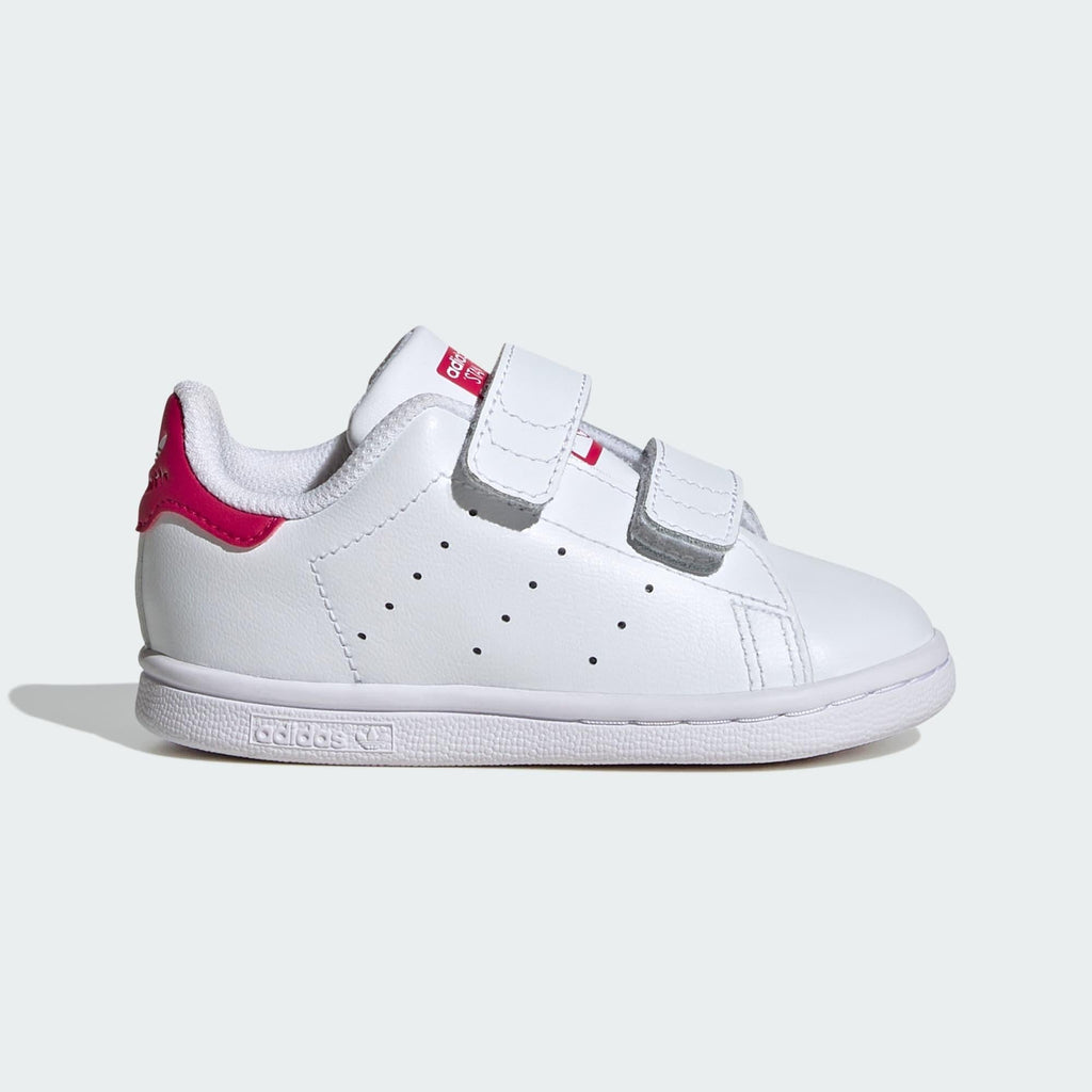 ADIDAS ORIGINALS STAN SMITH CF I     FTWWHT/FTWWHT/BOPINK