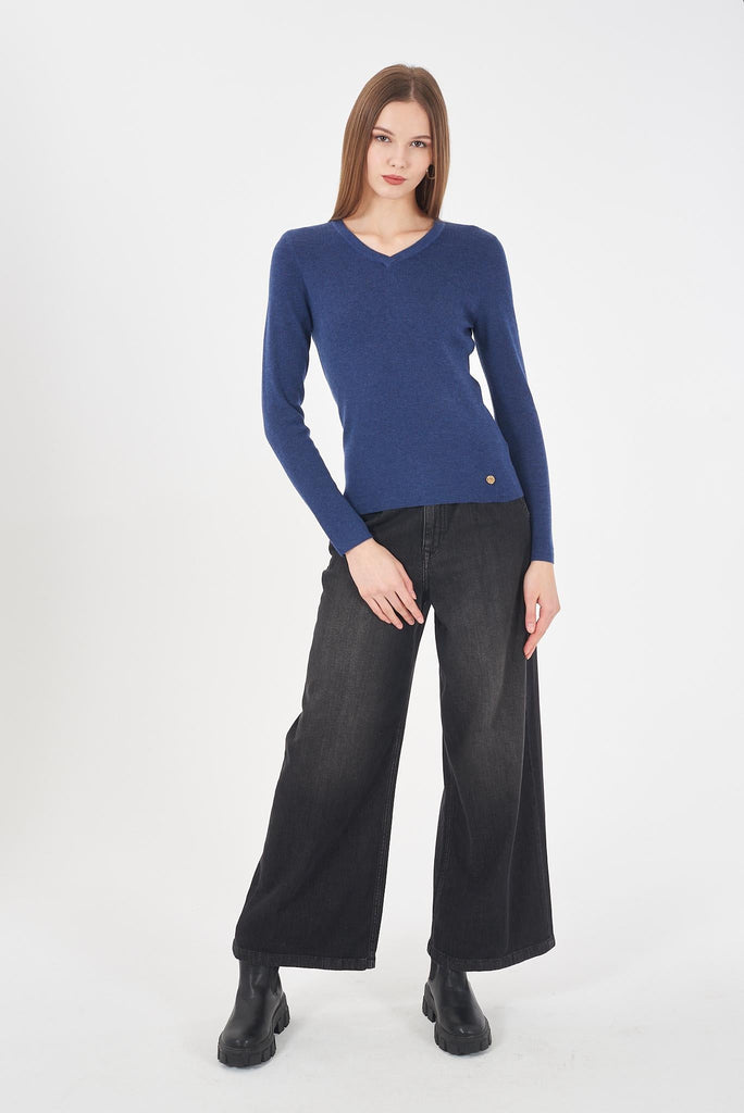 YES ZEE MAGLIA DONNA SCOLLO A V