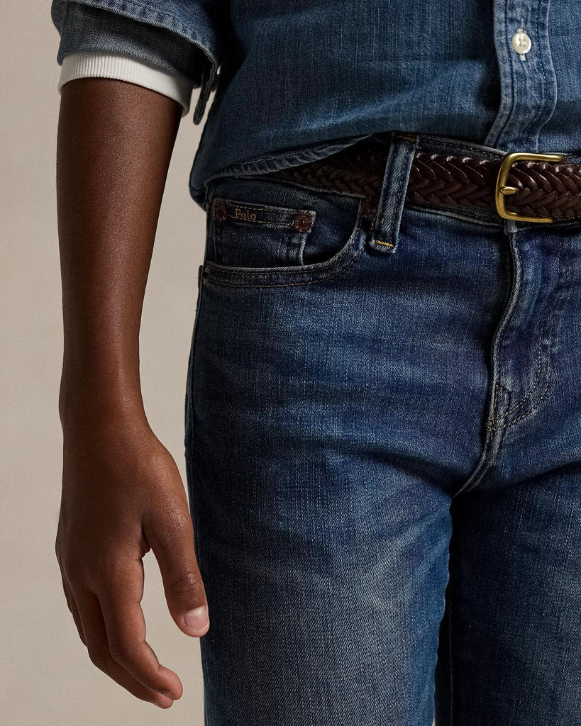 RALPH LAUREN ELDRIDGE SKN-BOTTOMS-DENIM