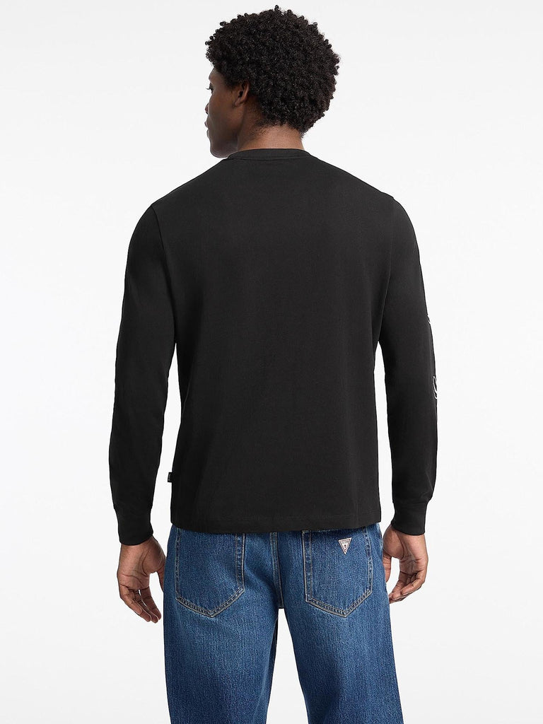 GUESS GJ CN LS REG PRINT ON SLEEVE