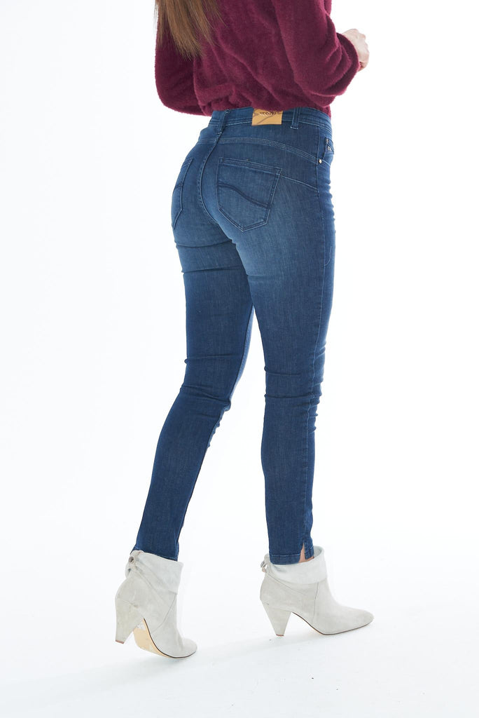 YES ZEE JEANS DONNA TIPO 5 TASCHE, PUSH UP