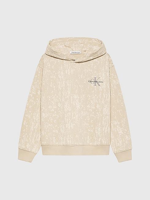 CALVIN KLEIN JEANS SECOND SKIN AOP HOODIE