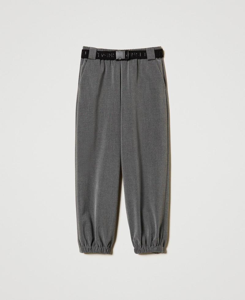 TWINSET JOGGING IN TESSUTO MANO CALDA C/CINTURA