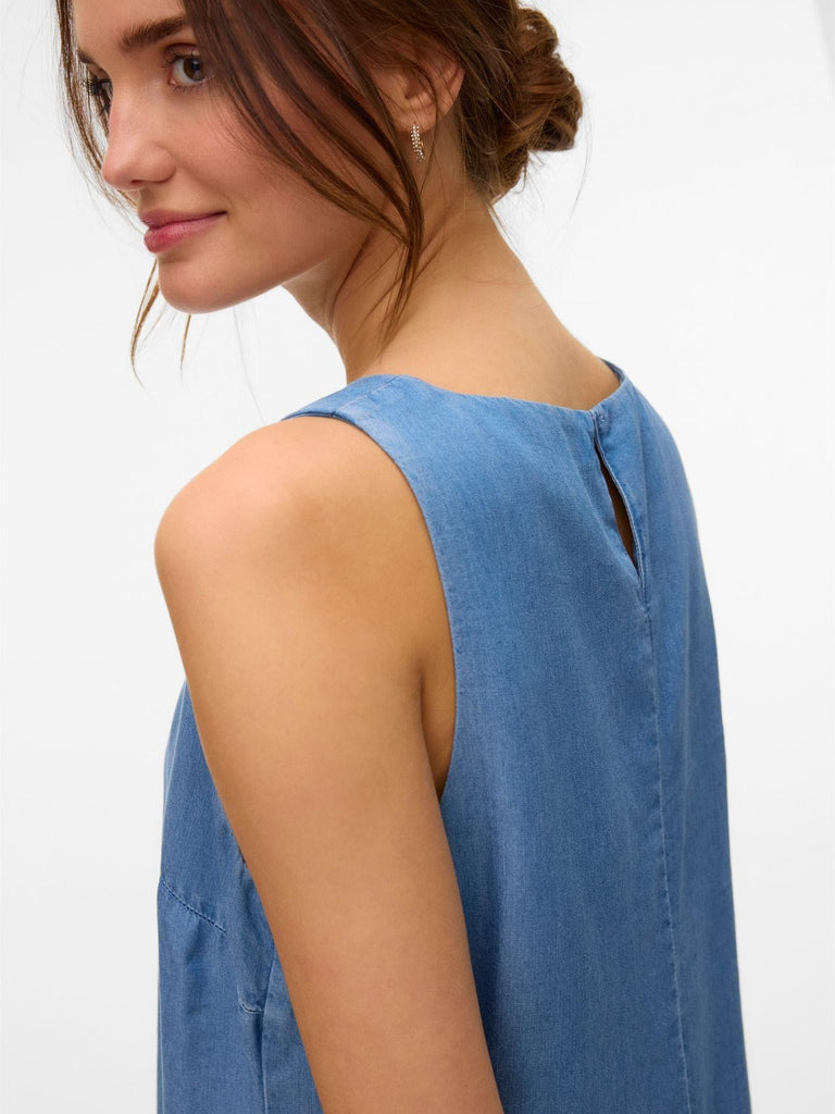 VERO MODA VMFLEUR SL SHORT TENCEL DRESS GA