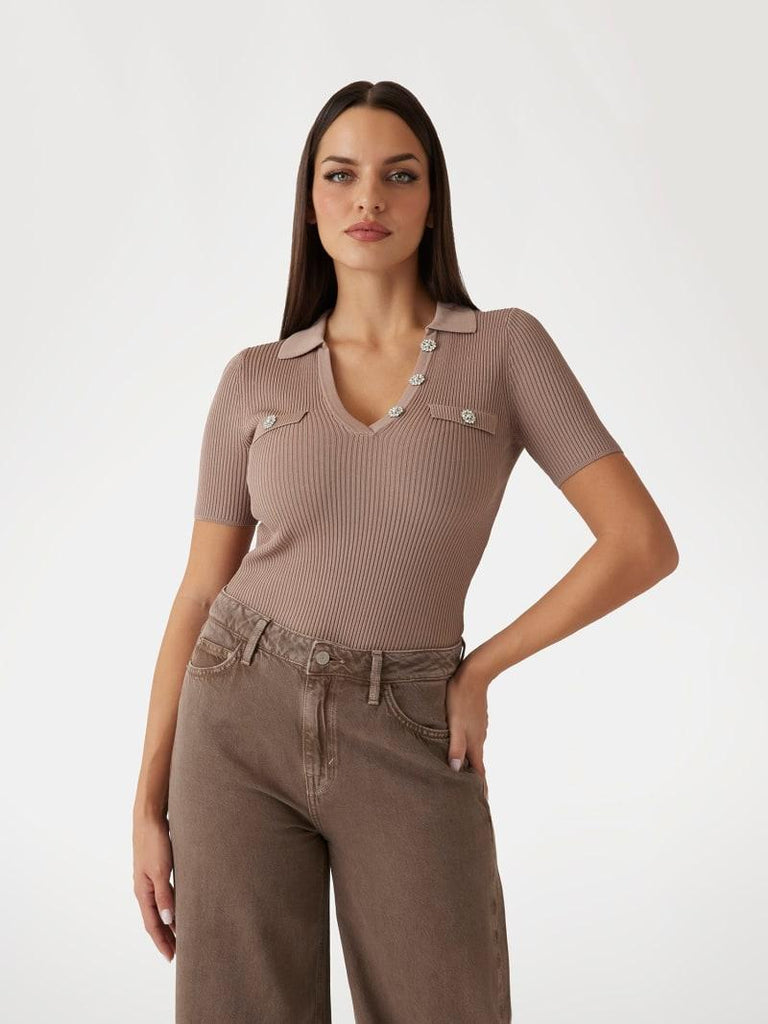 GUESS PAULA SS POLO NECK S