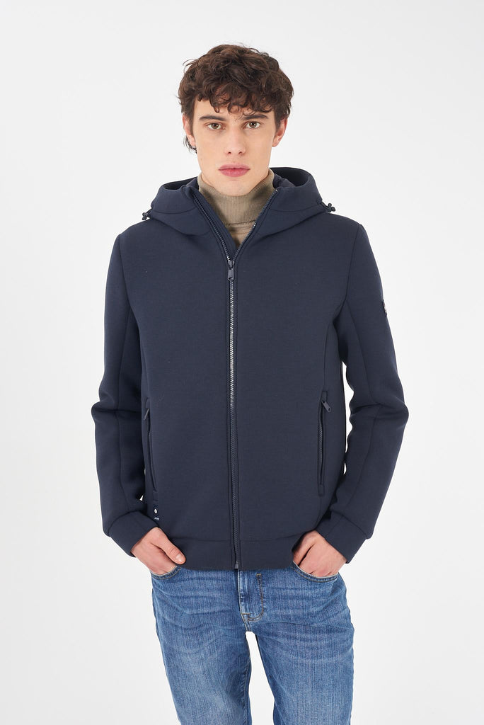 YES ZEE GIUBBINO/FELPA UOMO IN NEOPRENE, INT.TRAPUNTATO