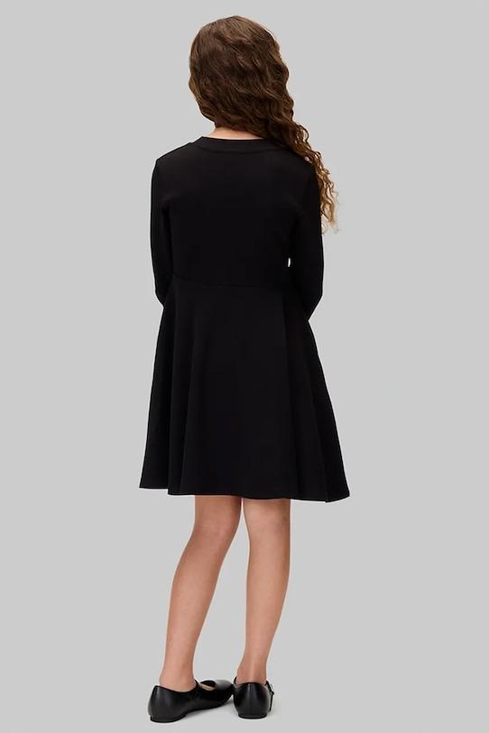 CALVIN KLEIN JEANS RIB LS DRESS