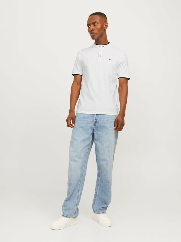 JACK AND JONES JJEPAULOS MAO POLO SS NOOS