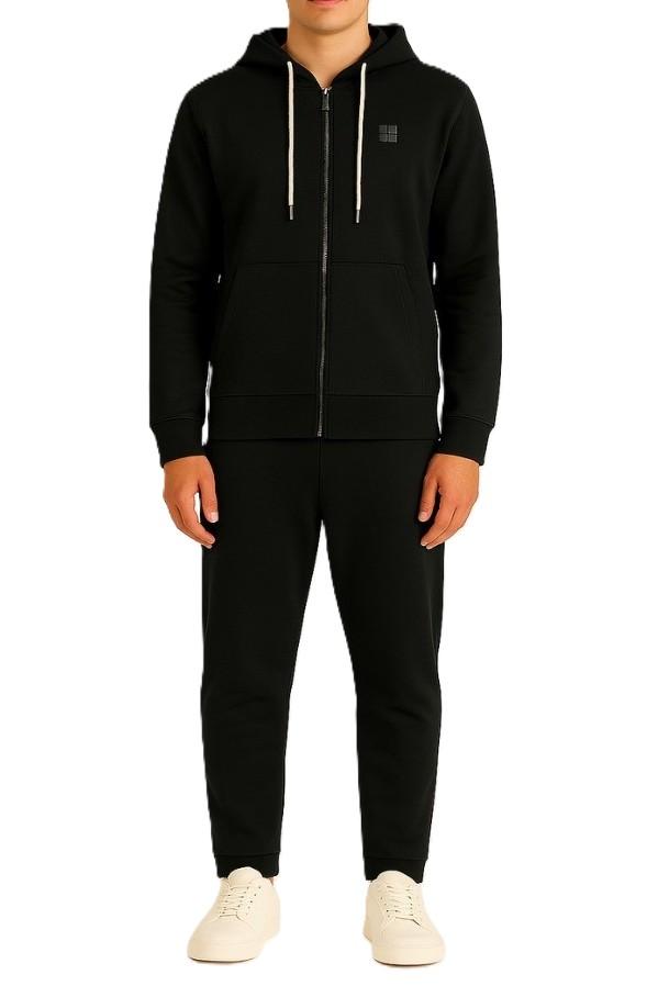 URBAN RING CAPPUCCIO ZIP FELPA