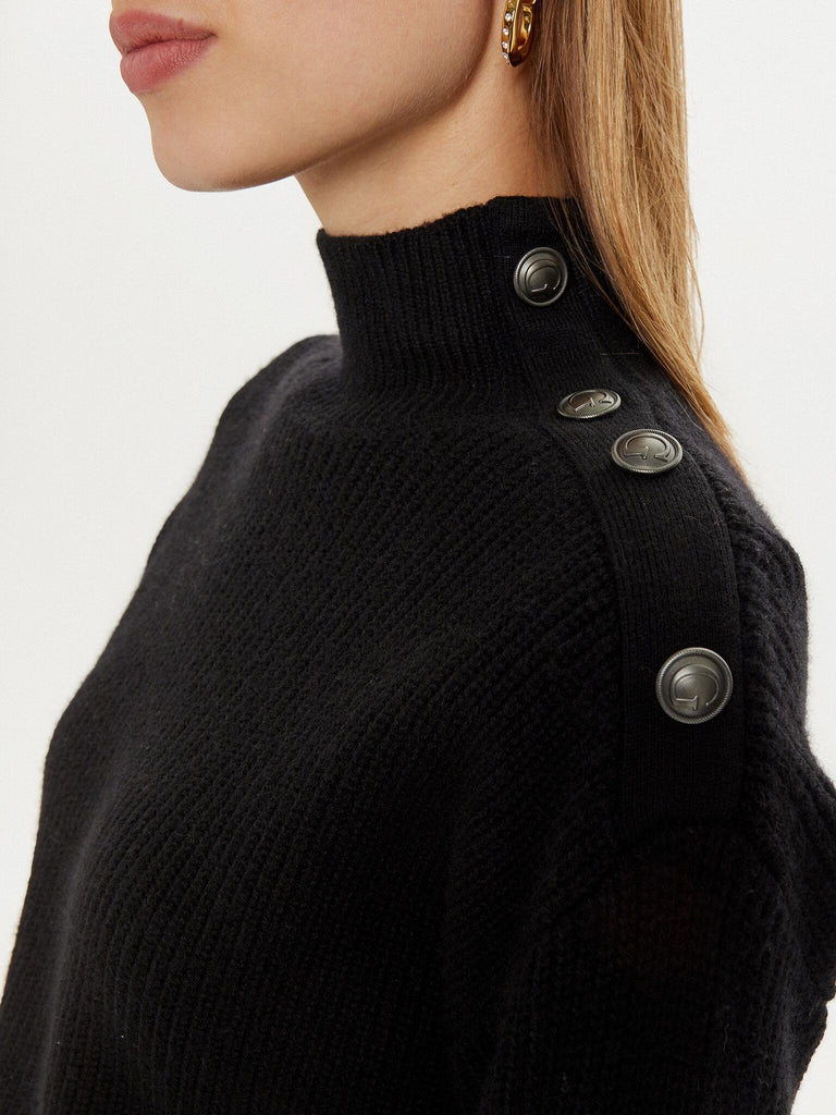 GUESS ZYLEE LS MOCK NECK SWTR