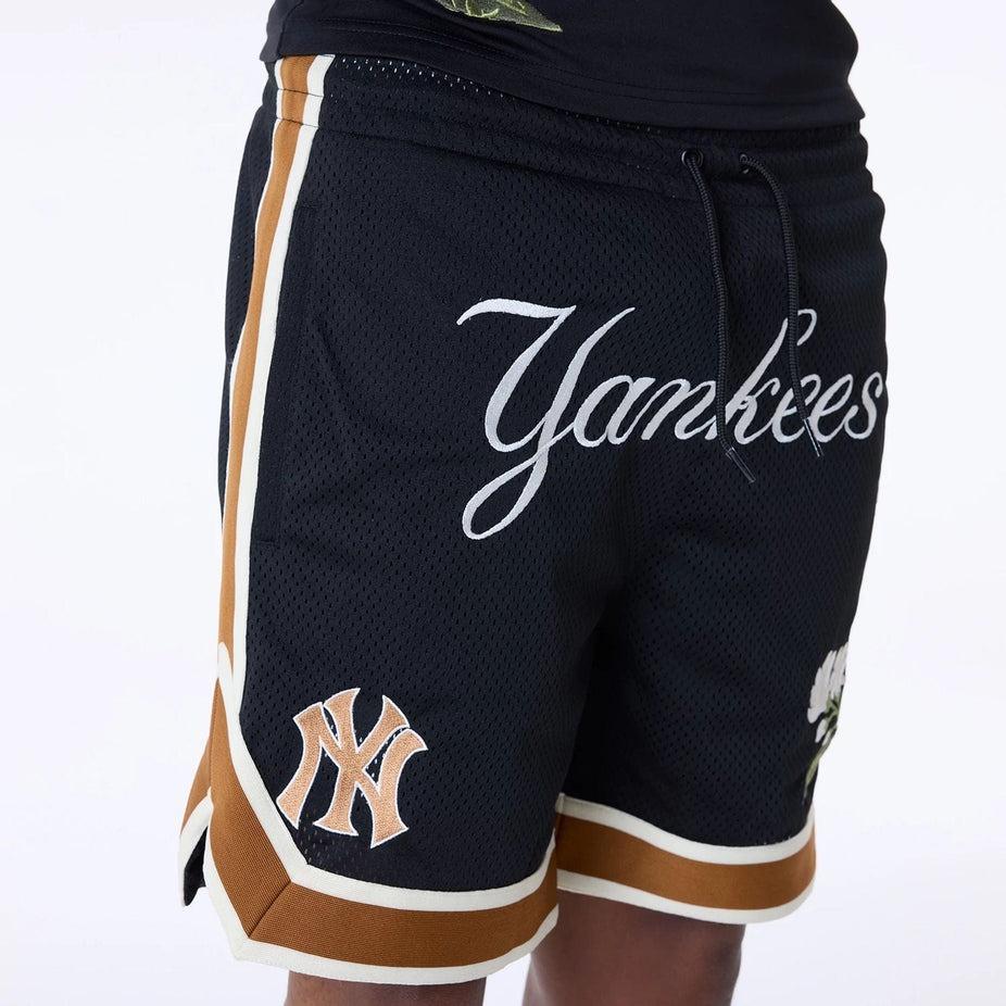 NEW ERA MLB FLORAL MESH SHORT NEYYAN  BLK