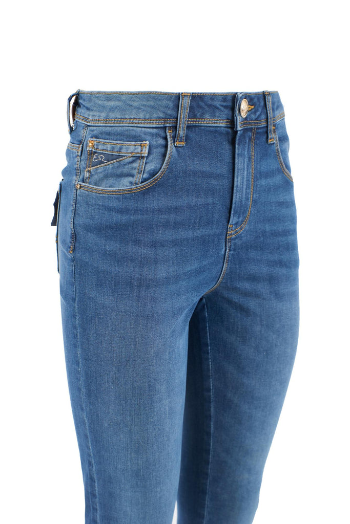 YES ZEE JEANS DONNA TIPO 5 TASCHE, SLIM