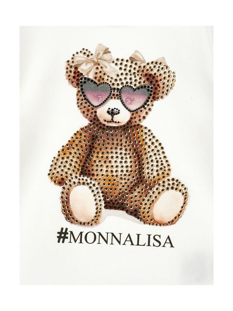 MONNALISA T-SHIRT TEDDY JERSEY  COT