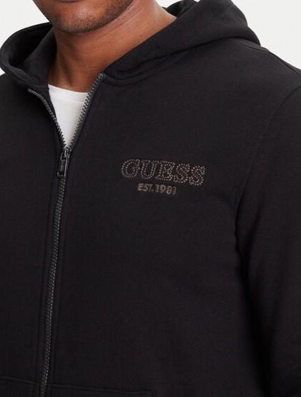 GUESS BASIC HOODIE ZIP SWEATSHIRT
