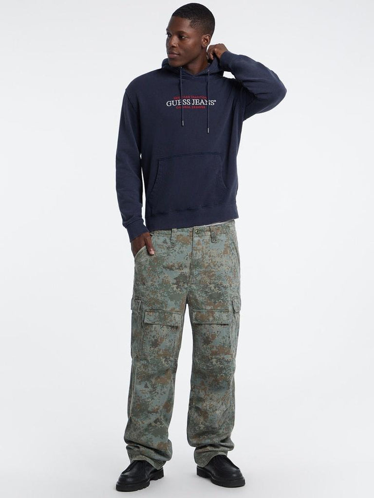 GUESS GJ HOOD REG AMERICA TRAD SWEAT