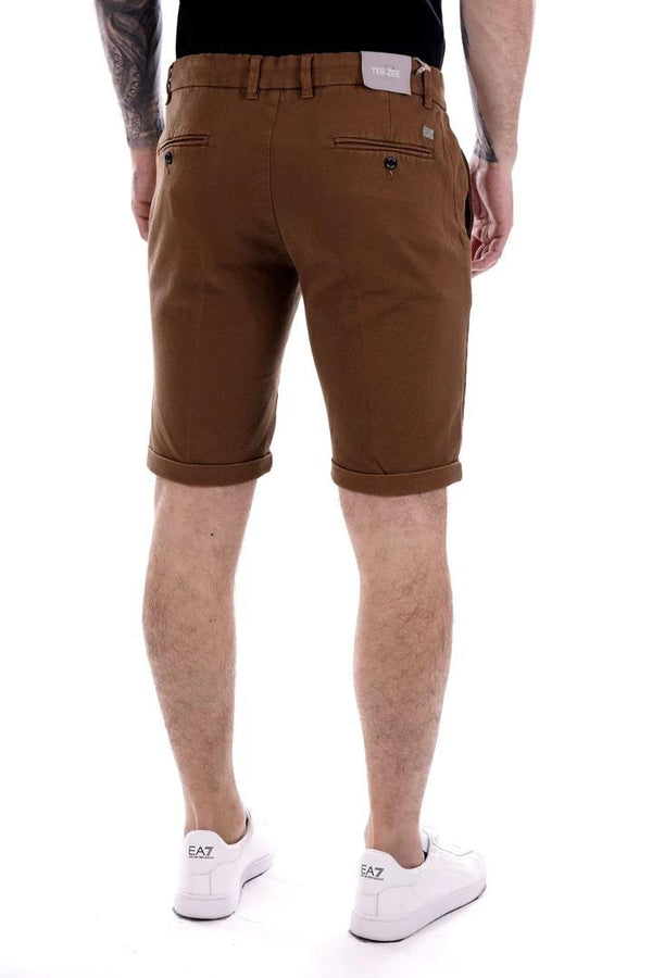 YES ZEE BERMUDA UOMO CHINOS CON ALAMARI IN VITA