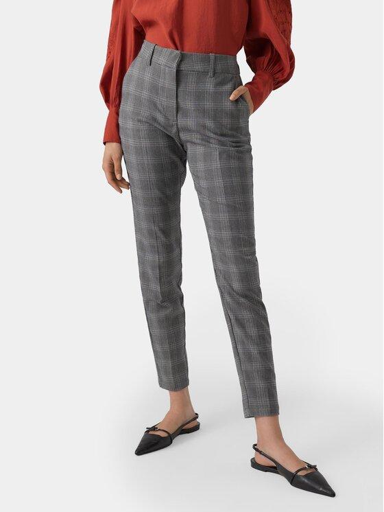 VERO MODA VMMALIN HR TAPERED CHECK PANT
