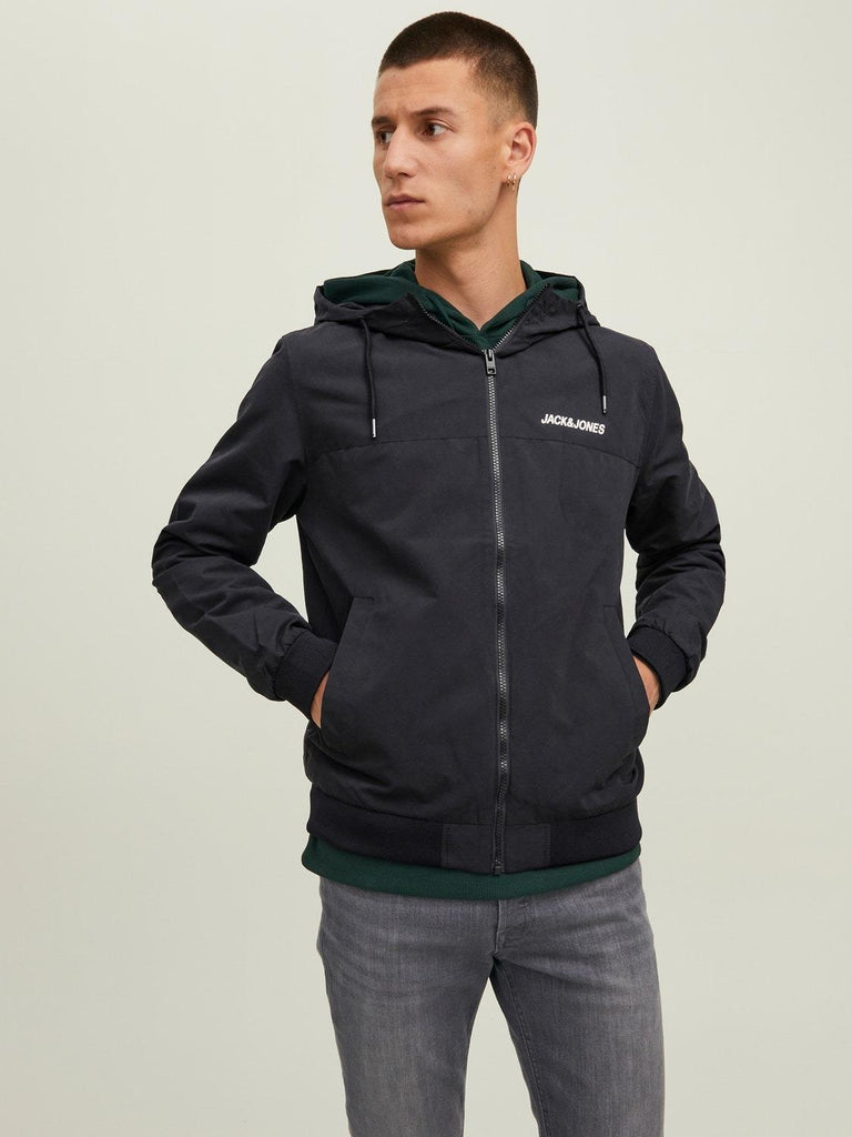JACK AND JONES JJERUSH HOOD BOMBER NOOS