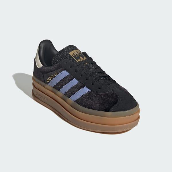 ADIDAS ORIGINALS GAZELLE BOLD J      CBLACK/BLUSPA/WONWHI