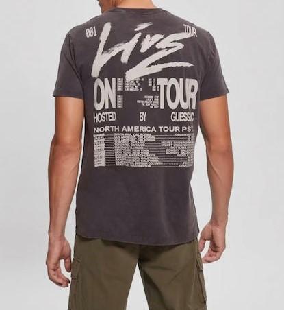 GUESS SS BSC RIOT TOUR TEE
