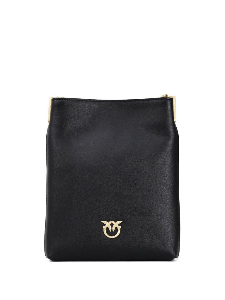 PINKO FLAT SATCHEL VITELLO MORBIDO