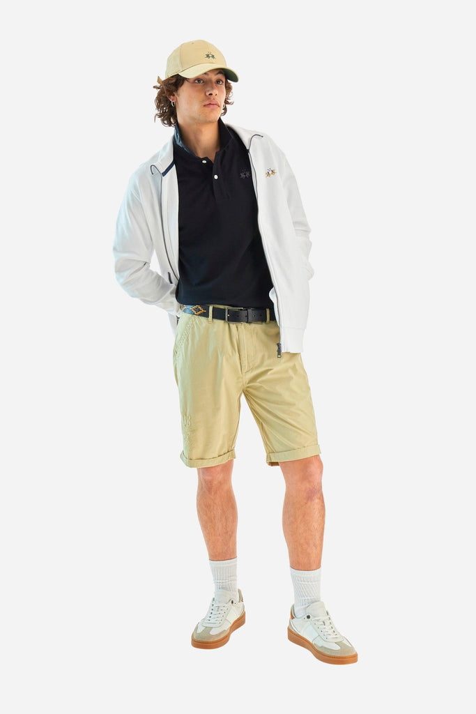 LA MARTINA MAN POLO SEMI PIQUET STRETCH