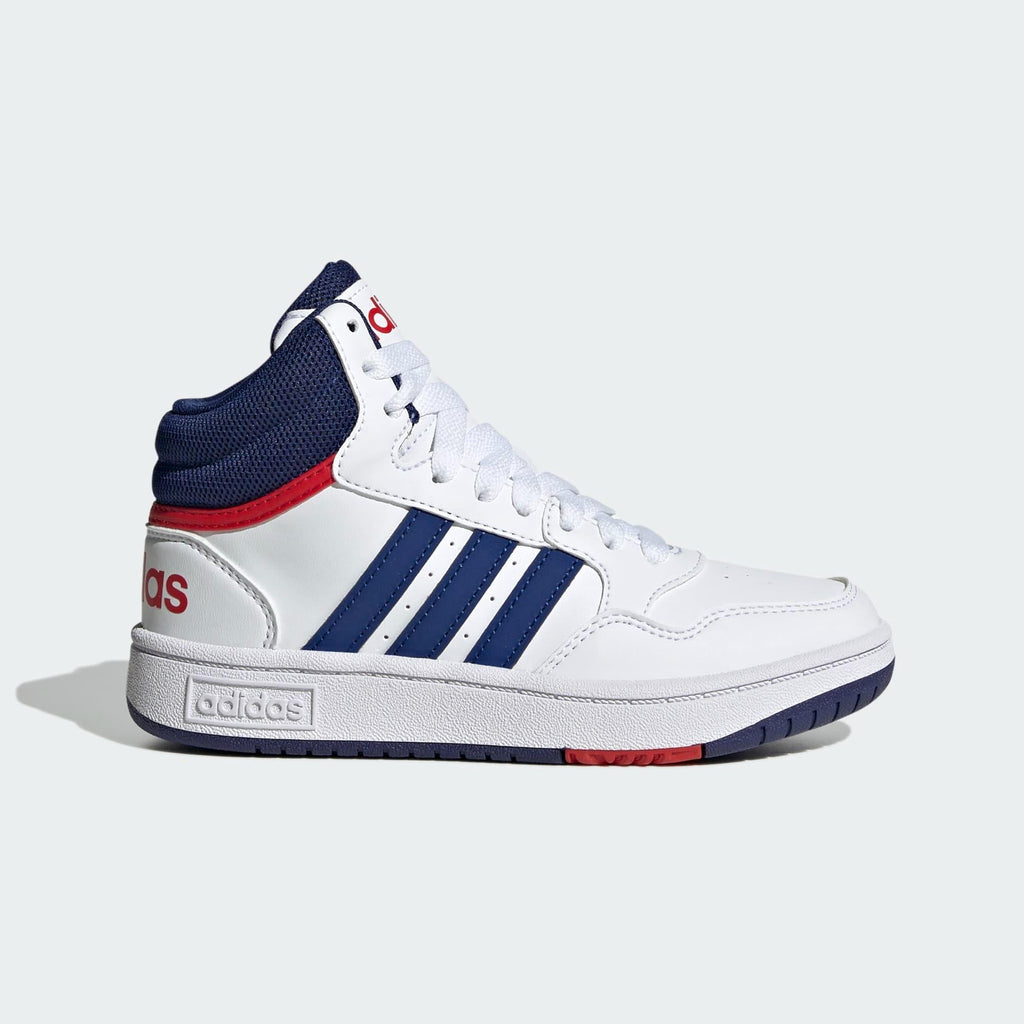 ADIDAS HOOPS 3.0 MID K     FTWWHT/VICBLU/BETSCA