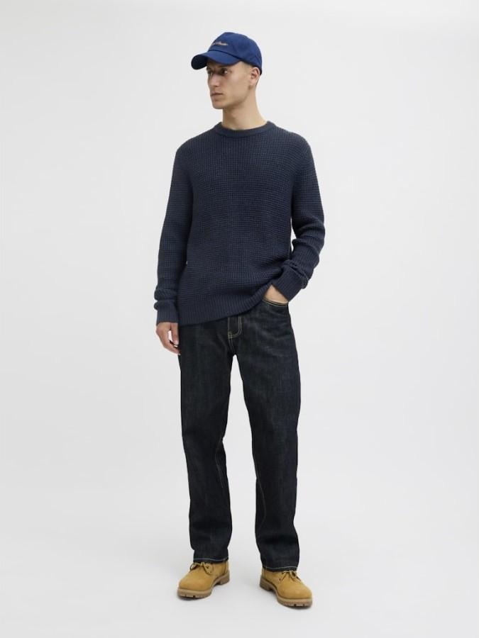 JACK AND JONES JJGLOBAL KNIT CREW NECK