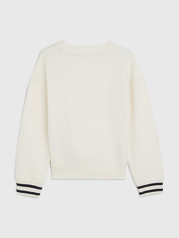 TOMMY HILFIGER MONOGRAM SATIN APPLIQUE MOCK-N