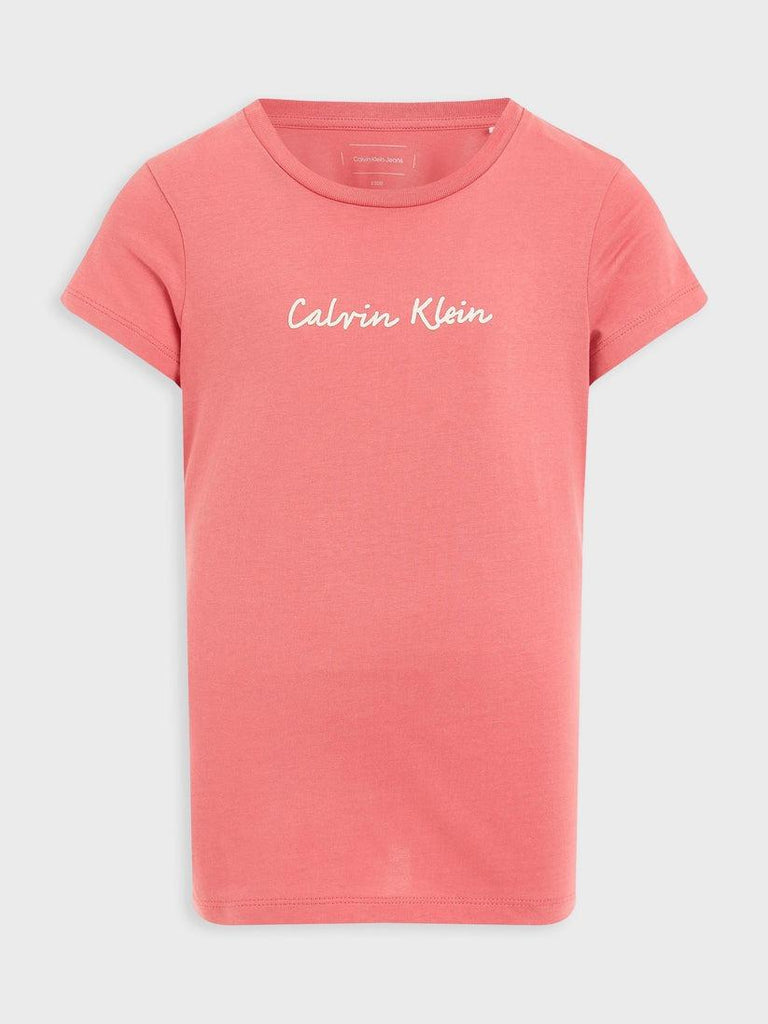 CALVIN KLEIN SCRIPT LOGO SLIM SS T-SHIRT