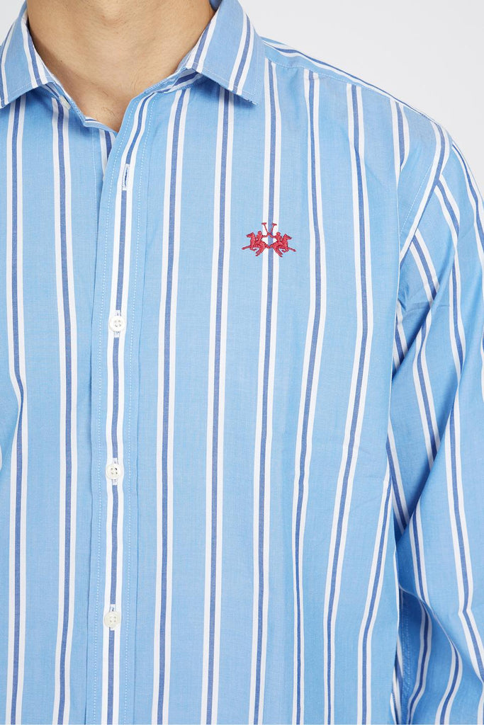 LA MARTINA MAN SHIRT L/S STRIPED POPELINE