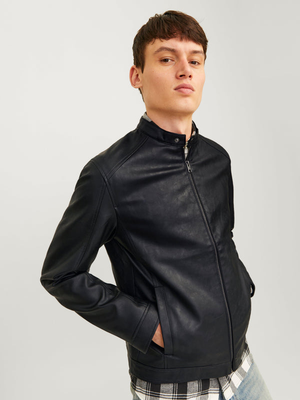JACK AND JONES JJEDYLAN CLEAN PU JACKET NOOS