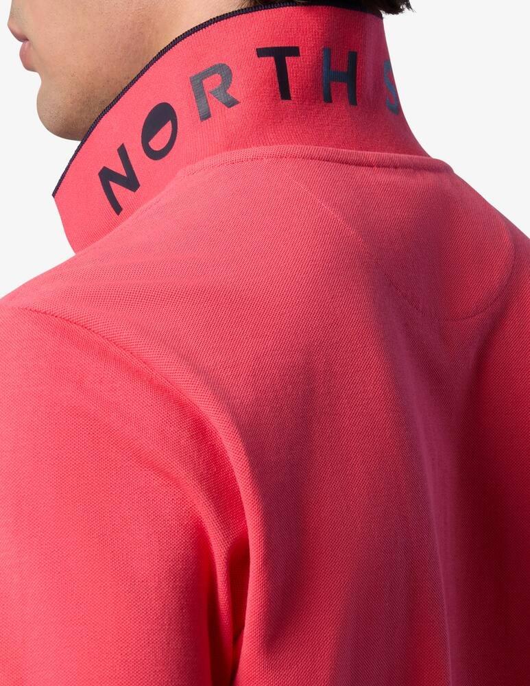 NORTH SAILS POLO SHORT SLEEVE COLLAR W/STRIPED IN CONTRAST