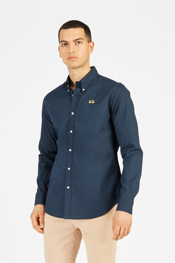 LA MARTINA MAN SHIRT L/S POPLIN STRETCH