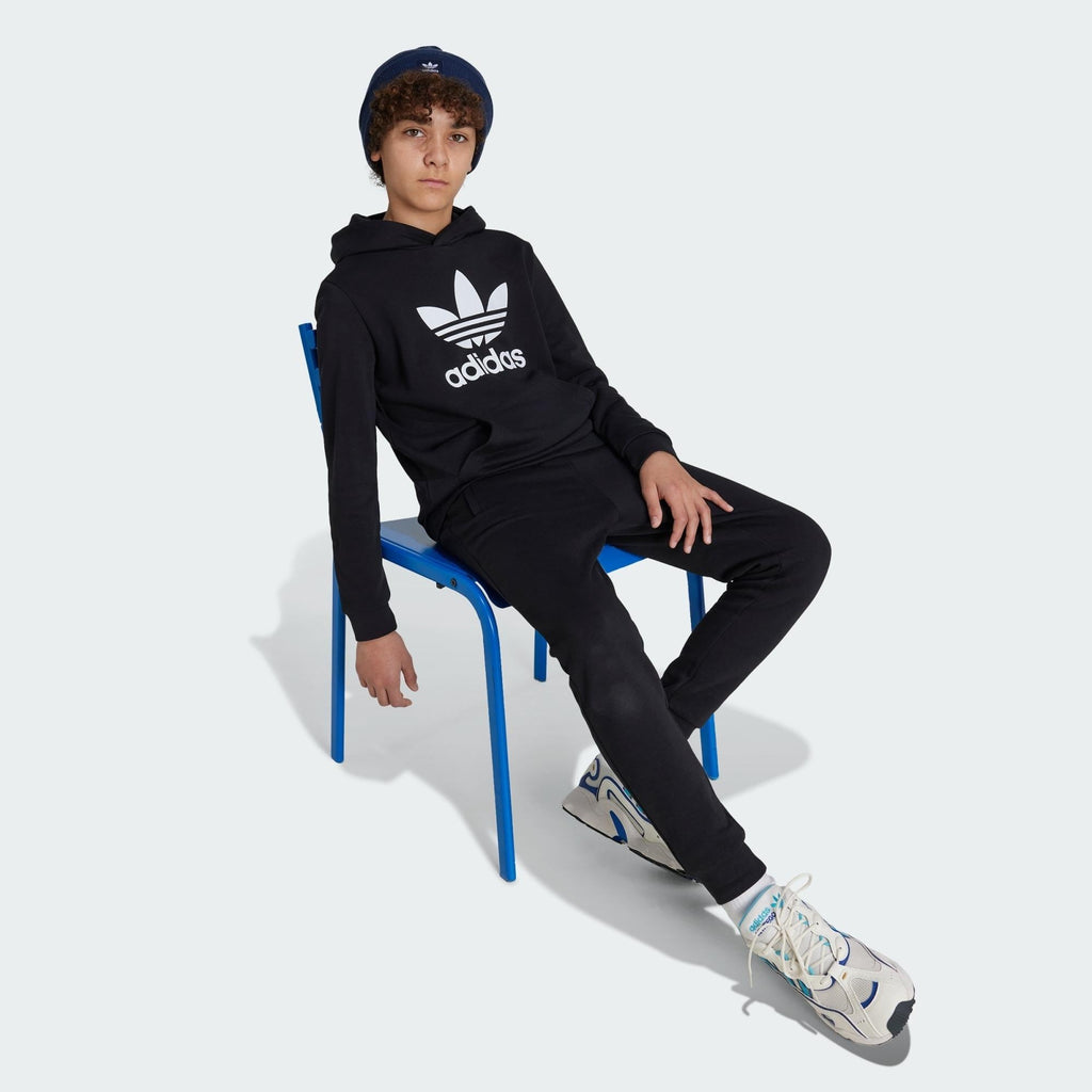 ADIDAS ORIGINALS TREFOIL HOODIE      BLACK