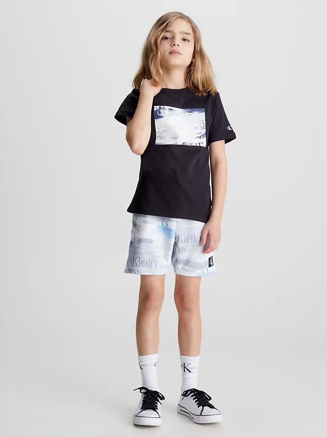 CALVIN KLEIN JEANS GLOW IN THE DARK PRINT T-SHIRT