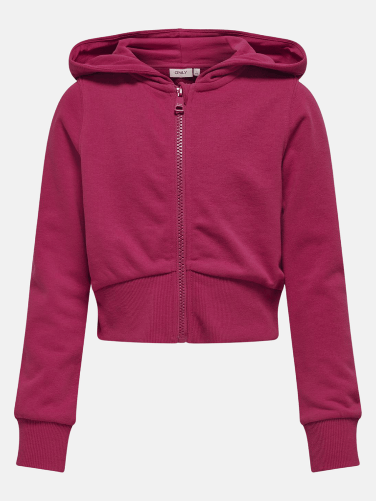 ONLY KIDS KOGBELLA LIFE L/S ZIP HOOD SHORT UB SWT